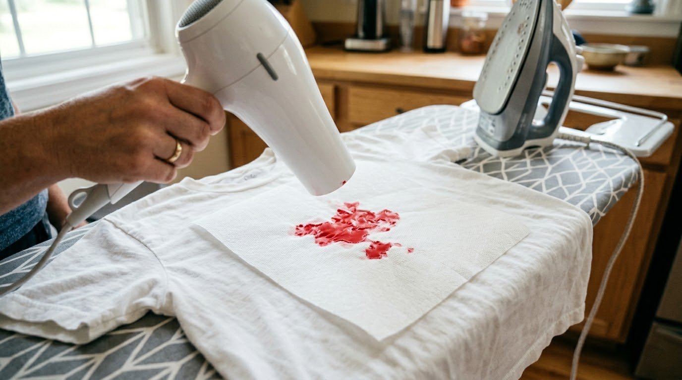 How to remove candle wax from clothes without an iron