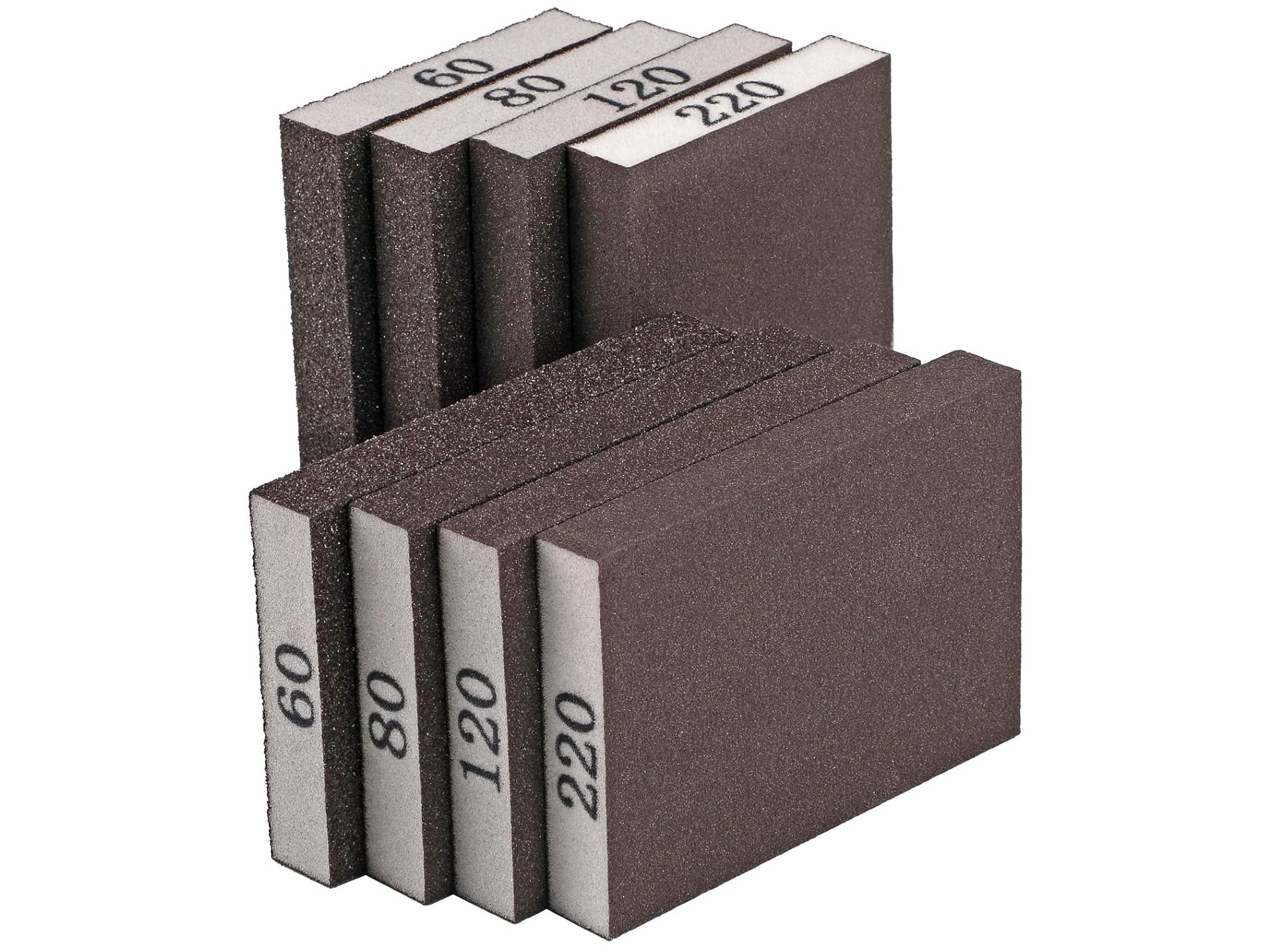 Sanding Sponge Blocks 60-220 Grit Assortment